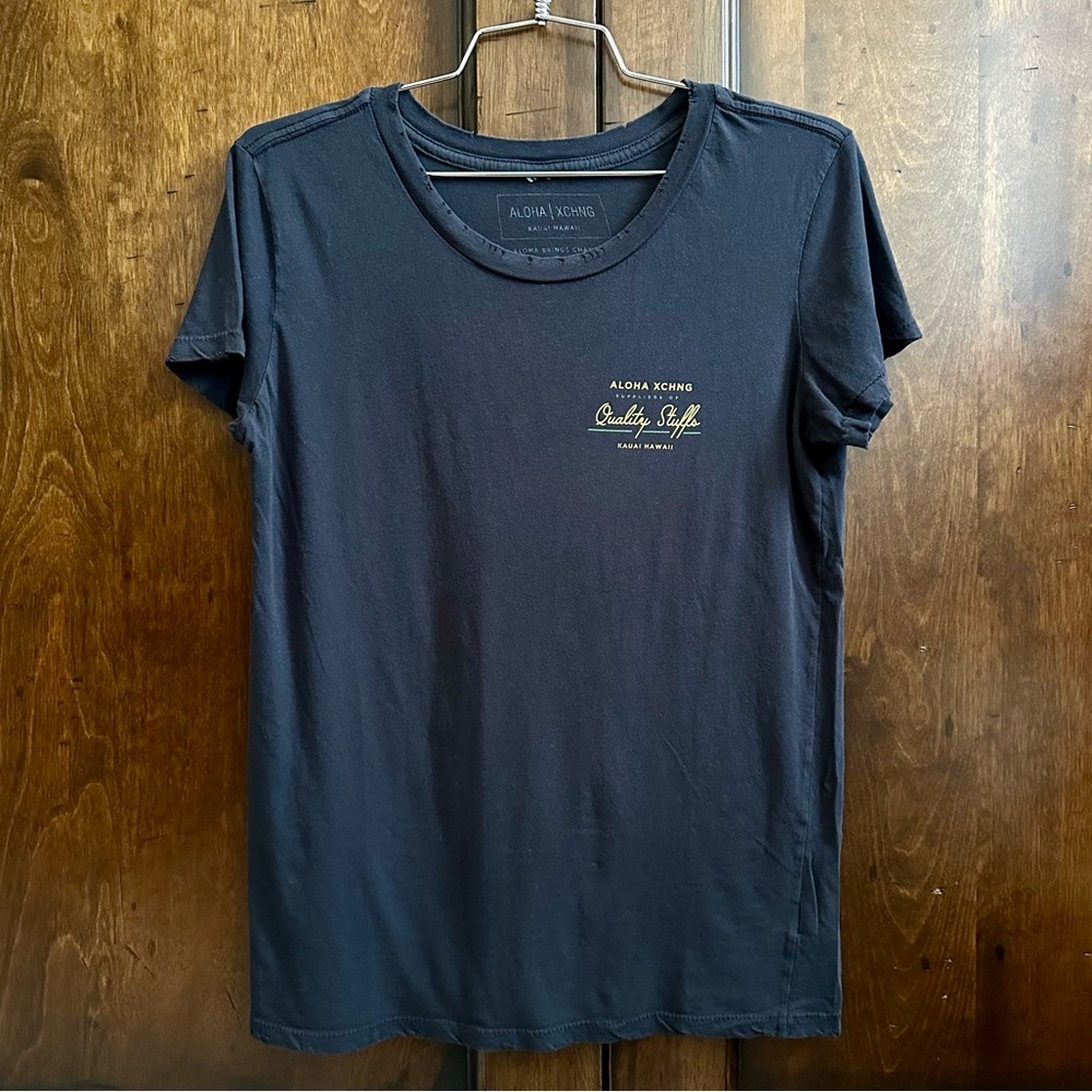 Aloha Exchange (Aloha/Xchng) Logo Tee